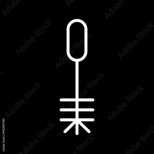 Toilet Brush Vector Icon