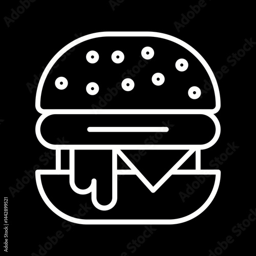 Hamburger Vector Icon