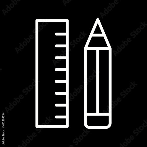 Ruler Vector Icon