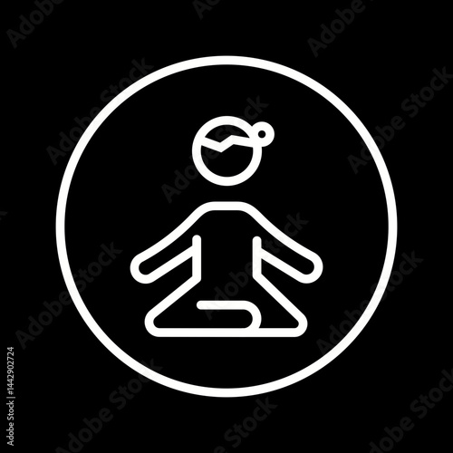 Meditation Vector Icon