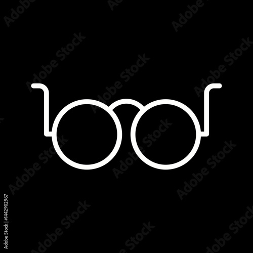 Teacher Glasses Vector Icon