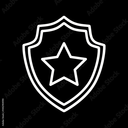 Security Badge Vector Icon