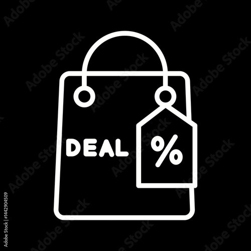 Deals and Steals Vector Icon