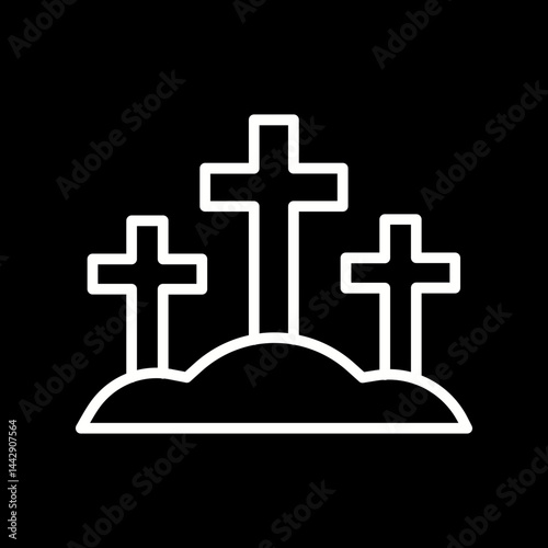 Graveyard Vector Icon