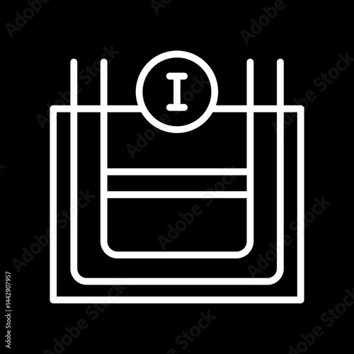 Door Reinforcement Vector Icon
