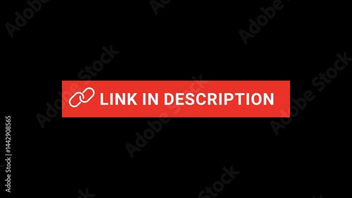 Link in description title Animation Overlay