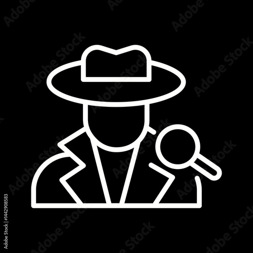 Detective Vector Icon