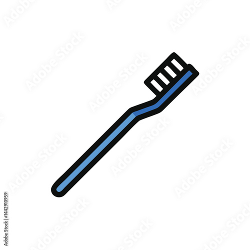 toothbrush on white background for web and graphic design