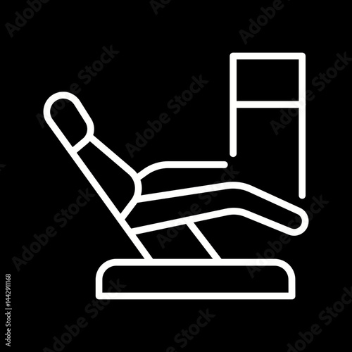 Spa Chair Vector Icon