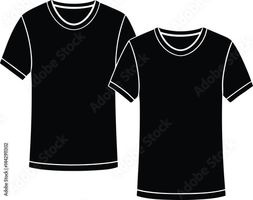 T-shirt design, Cloth clothing fashion style wear and shop theme Vector illustration