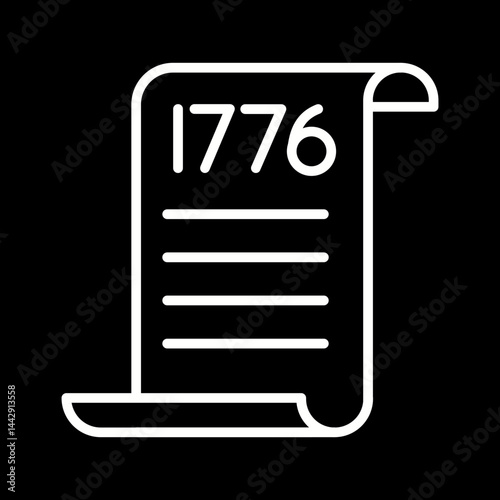 Declaration Scroll Vector Icon