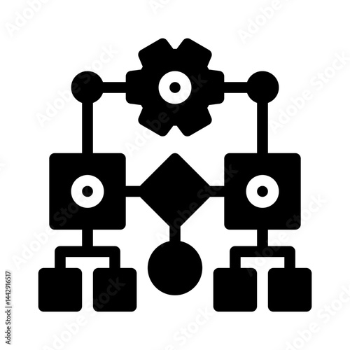 decision glyph icon