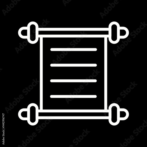 Manuscript Vector Icon