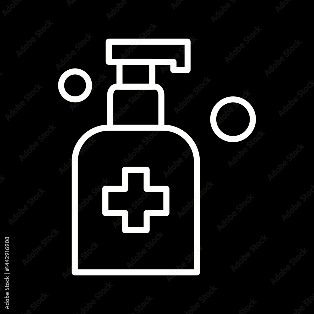 Obraz premium Sanitization Vector Icon