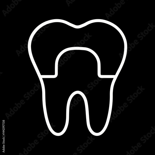 Dental Crown Vector Icon