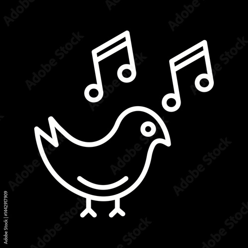 Birdsong Vector Icon