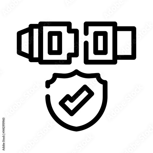 seatbelt line icon