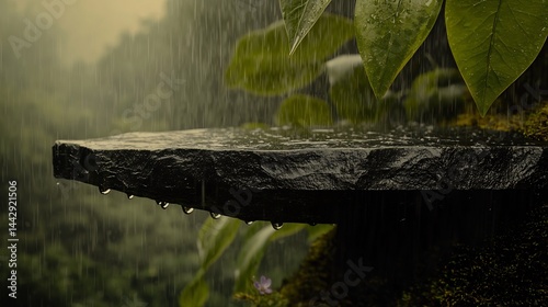 Raining on Stone Terrace
