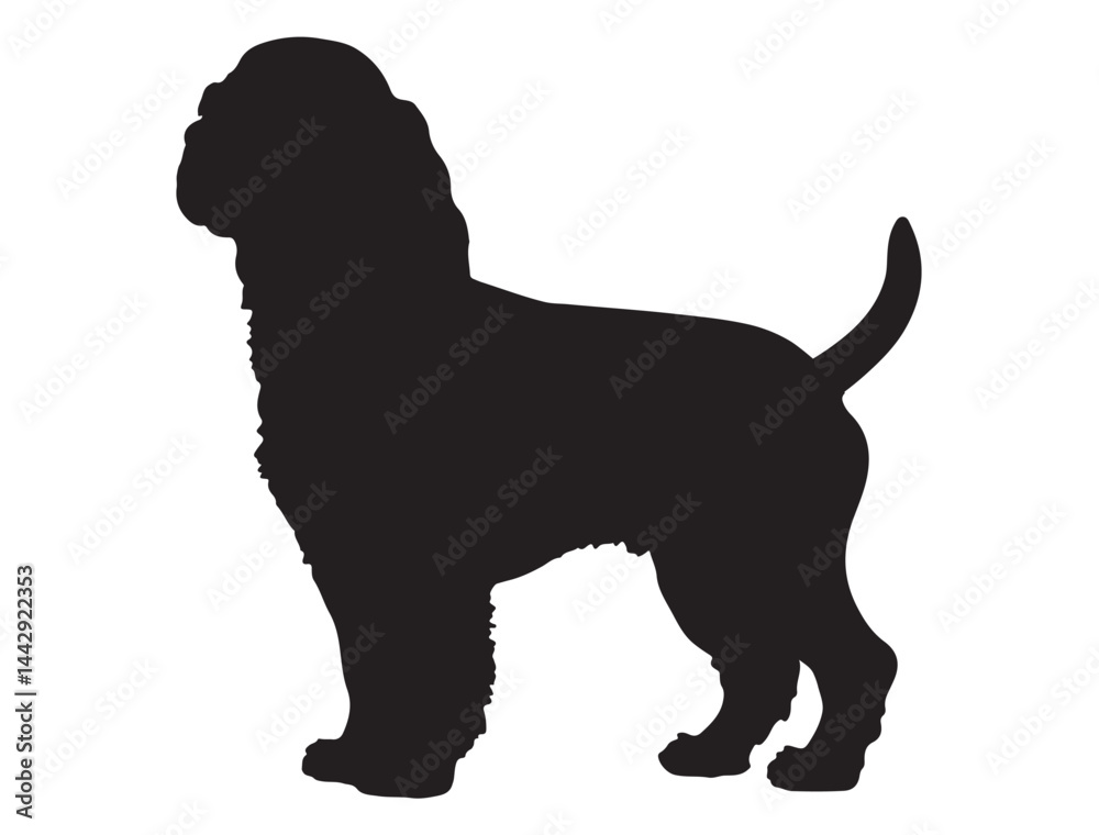 COCKER SPANIEL DOG SILHOUETTE COCKER SPANIEL DOG SILHOUETTE
