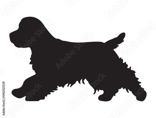 COCKER SPANIEL DOG SILHOUETTE