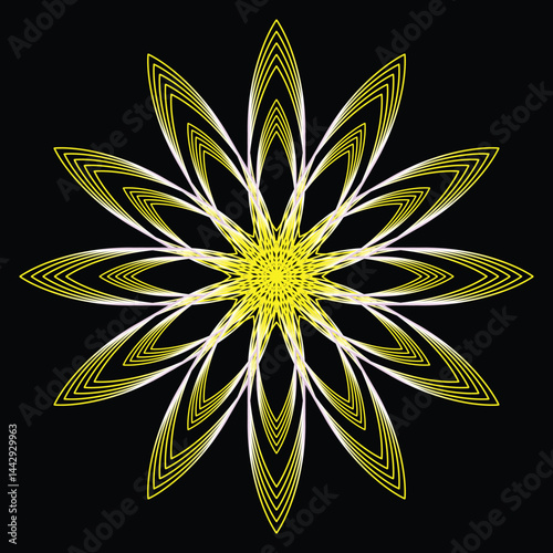 Mandala vector pattern design background
