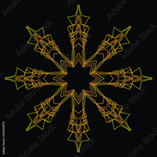 Mandala vector pattern design background