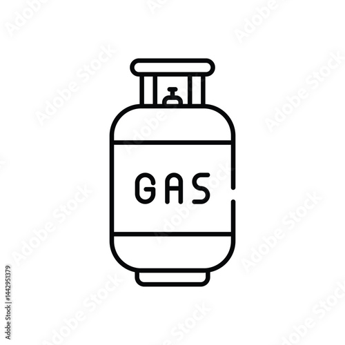 Liquid Propane  Vector icon