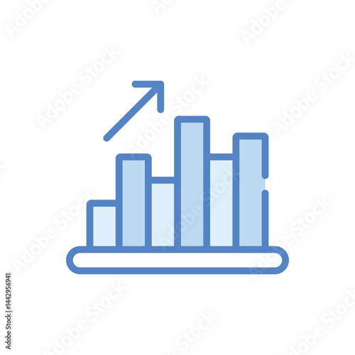 Statistic  Icon vector stock illustration