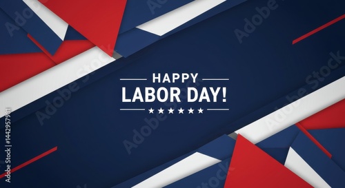 Free Download Abstract Patriotic Geometric Composition with Text. - GFXLoad