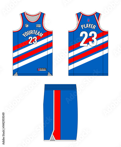 Basketball jersey template design, basketball uniform mockup design, vector sublimation sports apparel design, jersey basketball ideas.