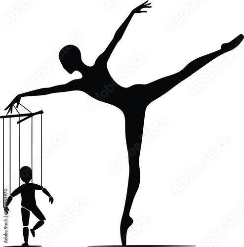 Ballet Dancer and Puppet: Control and Movement