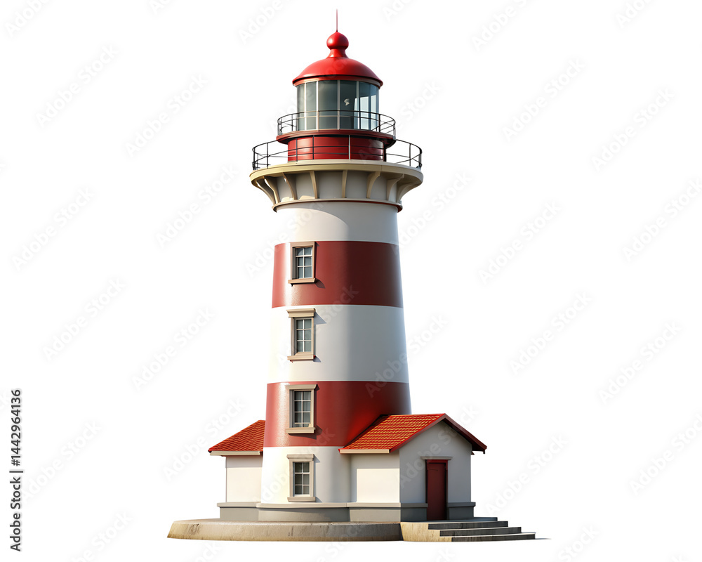 lighthouse on white background lighthouse on white background