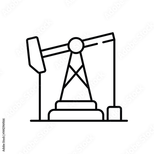 Oil Pump Vector icon