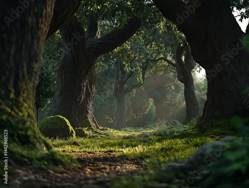 old tree in the forest