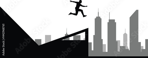 Parkour Vault: Human vs. Urban