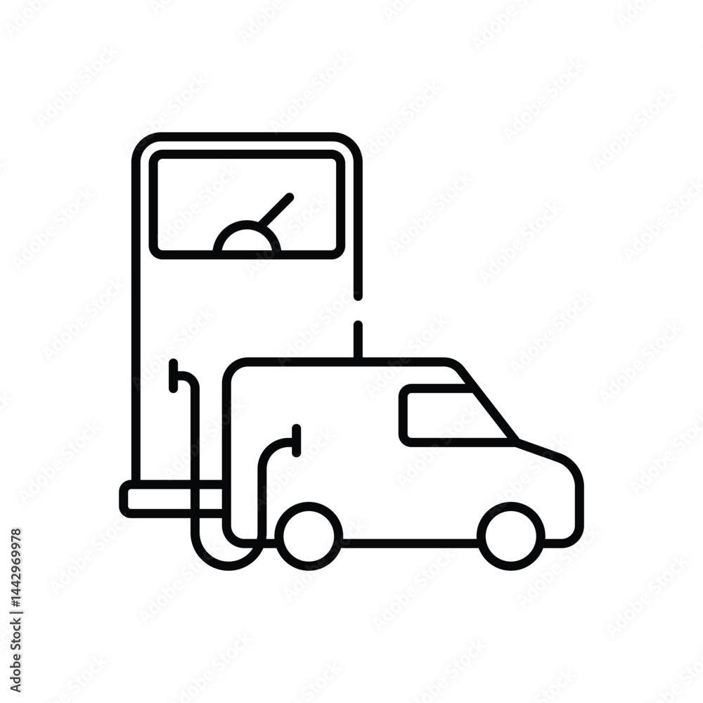 Gas Station Vector icon Gas Station Vector icon