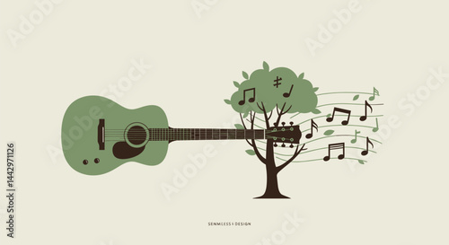 Guitar Tree: Music and Nature Synergy