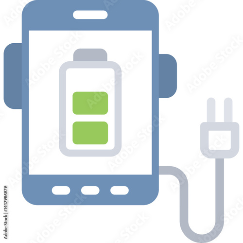 Quick Charge Adapter Flat Icon