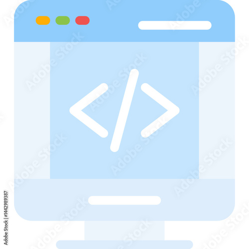 Coding Flat Icon