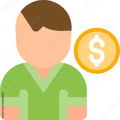 Investor Flat Icon