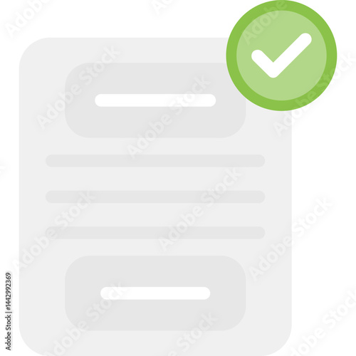 Quadro em tela Exclusive Rights Flat Icon