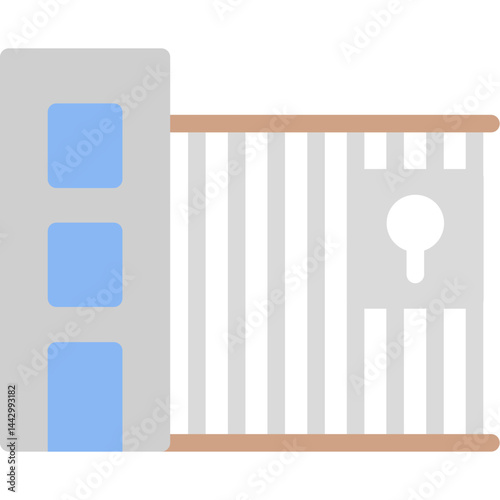 Detention Center Flat Icon