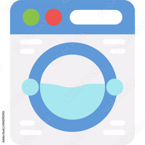 Laundry Service Flat Icon