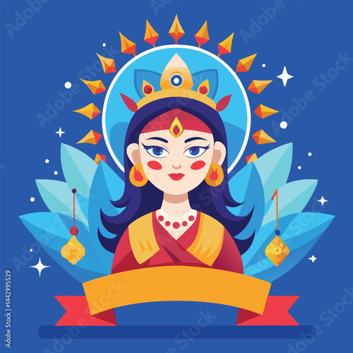 girl with a magic wand