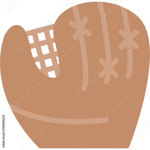 Baseball Glove Flat Icon
