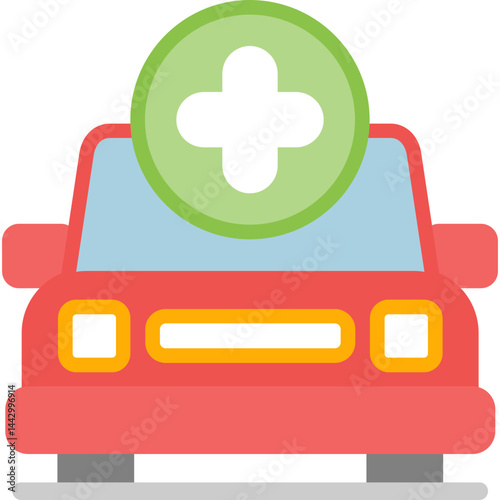 Roadside Assistance Flat Icon