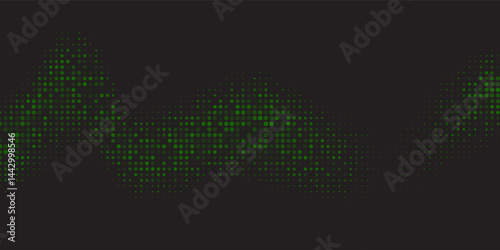 Dark Green vector layout with circle shapes. Blurred decorative design in abstract style with bubbles. Design for posters, banners.