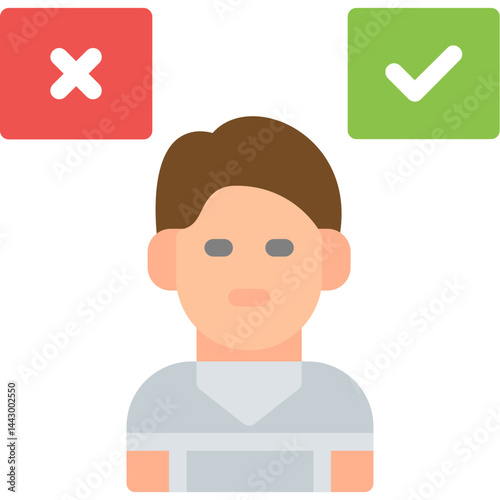 Decision Pathway Flat Icon
