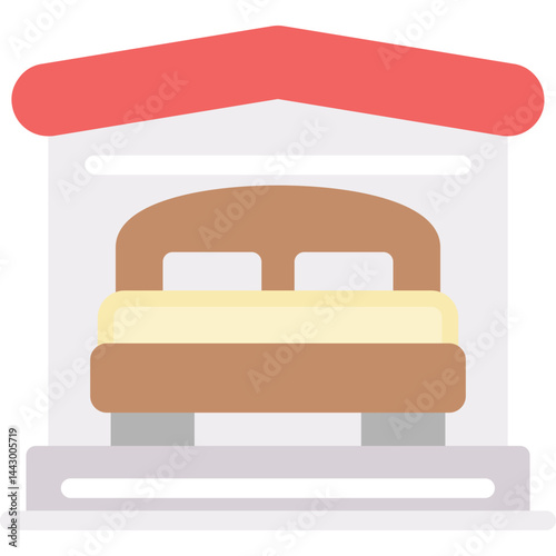 Furnished Apartment Flat Icon