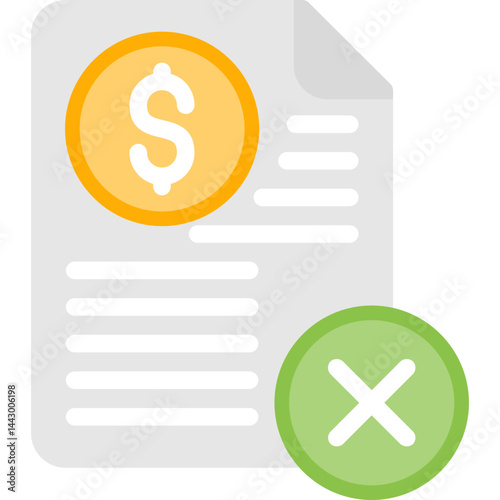 Rent Overdue Flat Icon